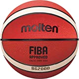 Molten BG-Serie Leder-Basketball, FIBA-genehmigt, BG2000, Größe 6, B6G2000, zweifarbig