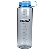 Nalgene HDPE Trinkflasche, weites Mundstück, BPA-frei, 1,42 l One Size Grey/340606