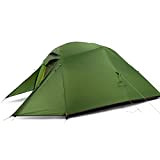 Naturehike Neu Cloud-up 3 Upgrade Ultraleichtes Zelte 3 Personen Zelt 3-4 Saison für Camping Wandern (20D Waldgrün Upgrade)