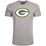 New Era Herren T-Shirt, Grau/Green-Bay-Packers, XS/S