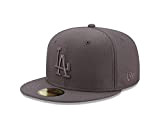 New Era Los Angeles Dodgers MLB Diamond Era Graphite 59Fifty Basecap - 7 5/8-61cm (XL)