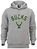New Era - NBA Milwaukee Bucks Team Logo Hoodie - Grau Größe L