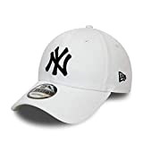 New Era New York Yankees 9forty Adjustable Kids Cap - League Essential - White/Navy - Youth
