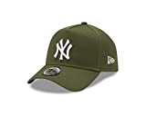 New Era New York Yankees MLB Colour Essential Olive 9Forty E-Frame Snapback Cap - One-Size