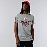 New Era - NFL Kansas City Chiefs Script T-Shirt Farbe Grau, Größe XL