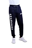 NFL Herren Jogger Pants Active Basic Fleece Sweatpants, Team Logo Dark, Herren, JBM2085A-SS-XLarge, Navy, X-Large