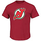 NHL Eishockey Shirt New Jersey Devils Tek Patch Logo Majestic in XL (X-Large) Vintage