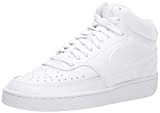 Nike Damen Court Vision Mid Sneaker, White White White, 40 EU