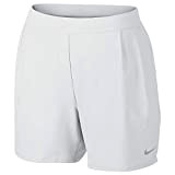 Nike Damen Golf Woven Shorts, White/Flt Silver, L