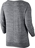 Nike Damen Sweatshirt Gym Vintage Crew, carbon heather/sail, M, 678383-091