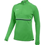 Nike Damen Women's Academy 21 Drill Top, LT Green Spark/White/Pine Green/White, CV2653-362, XS