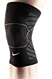 Nike Erwachsene Advantage Knitted Knee Sleeve Kniestulpe, Black/Anthracite/White, L