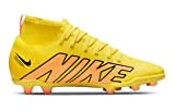 Nike Jr. Mercurial Superfly 9 Club Fg/Mg Soccer Shoes, Yellow Strike/Sunset Glow, 33.5 EU