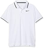 Nike Jungen Court Dry Team Poloshirt, White/Black, XS