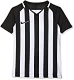 Nike Kinder Striped Division III Langarm Trikot, Mehrfarbig (Black/White), M