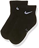 Nike Kinder Y NK Everyday CUSH Ankle 3PR Socks, Black/(White), S