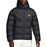 Nike Mens Hooded Jacket Sportswear Storm-Fit Windrunner, Black/Black/Sail, DR9605-010, XL