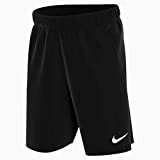 Nike Unisex-Child Dri-fit Park Shorts, Black/Black/White, L