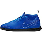 Nike Unisex-Kinder Jr. Phantom Vision Club Dynamic Fit IC Fußballschuhe, Blau (Racer Blue/Black-Metallic Silv 400), 30 EU
