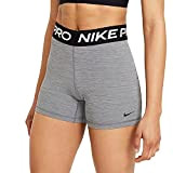 Nike Women's W NP 365 Short 5IN Pants, Rauchgrau/Htr/Schwarz/Schwarz, XXL