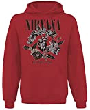 Nirvana Heart Shaped Box Männer Kapuzenpullover rot M 80% Baumwolle, 20% Polyester Band-Merch, Bands