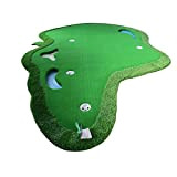 Nvshiyk Golf Green Putting Mat Golf Putting Green Set Indoor- und Outdoor-Familie, die Golf-Trainingsmatte abnehmbar Golfzubehör (Farbe : Grün, Size ...