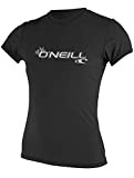 O'Neill Wetsuits Damen Wms Basic Skins S/S Rash Tee Vest, Schwarz, S
