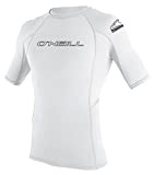 O'Neill Wetsuits Herren Basic Skins Short Sleeve Rash Guard - White, 2X-Large, 3341-025-2XL