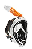 OCEAN REEF - ARIA QR+ Schnorchelmaske - Tauchermaske mit Mundstück - Für eine bessere 180 Grad Unterwassersicht - Unisex - ...