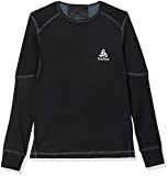 Odlo Kinder ACTIVE X-WARM Baselayer Langarm-Shirt mit Rundhals, Black, 104