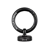 OLIGHT OLINK Tragbarer Magnetischer Ring, Karabinerring aus Edelstahl, kompatibel kleine Taschenlampen, Obulb-Serie (Schwarz)