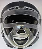 Orkan Kopfschutz Fighter mit Maske Leder XL