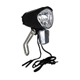 P4B | LED Fahrradlicht - Für Dynamo / Nabendynamo mit AN/AUS Schalter | 75 Lux | Mit Sensor und Standlicht ...