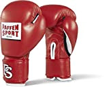 Paffen Sport Contest Wettkampf-Boxhandschuhe ohne Prüfmarke; rot; 12UZ