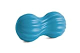 PINOFIT Faszien-Duoball Wave - Faszienball für Massage & Regeneration der Muskeln in Nacken und Rücken - Massageball (Azur)