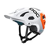 POC Unisex – Erwachsene Tectal Race SPIN NFC Fahrradhelm, Hydrogen White/Fluorescent Orange AVIP, XL-XXL (59-62)