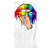 Power Towel das Coole Fitness & Sporthandtuch mit Einer Botschaft | LGBT Gay Lesbian Edition | Größe 50 cm x ...