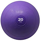 POWRX Slamball I Medizinball 3-20 kg I Slam Ball versch. Farben (20 kg/Lila)