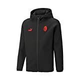 PUMA AC Milan Fanswear 2022-2023 Kind, Jacke, Schwarz-Asphalt, Größe 128 [cm]