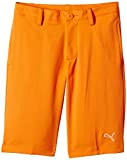 PUMA Golf Tech Kinder Shorts 10 Jahre Orange - orange