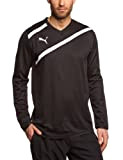 PUMA Herren Trainingsshirt Esito 3 Long Sleeve, Black-White, L, 700996 03