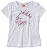 PUMA Kinder T-Shirt Indi, white, 152, 816878 03