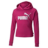 PUMA Unisex Baby ESS+ Logo Cropped Hoodie Tr G Sweatshirt, Pink, 12 años