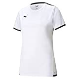 PUMA womens Shirt, Puma White-Puma Black, XL