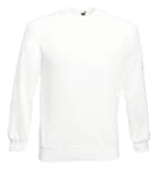 Raglan Sweatshirt, Farbe:White;Größe:L