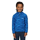 Regatta Unisex Jr Highton HalfZp Sweater, Imperial Blue Camo, 9 Years