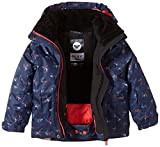 Roxy Mädchen Snowboard Jacke Mini Jetty Jacket, Rennes_Peacoat, 2