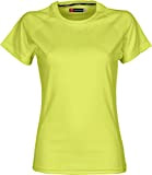 S.B.J - Sportland Damen Funktionsshirt/Laufshirt/Sportshirt Performance T-Shirt gelb, Gr. M