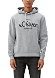 s.Oliver Men's Sweatshirt Langarm, Grey/Black, XL