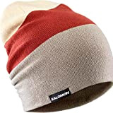 Salomon Unisex Flatspin Reversible Beanie Hat, HELLBRAUN, Einheitsgröße EU